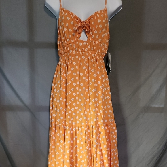 Rip Curl Dresses & Skirts - RIP Curl NWT Maxi Orange Floral Dress